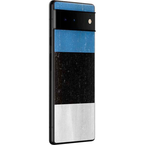 Estonia Flag Distressed Google Pixel 6 Pro Skin